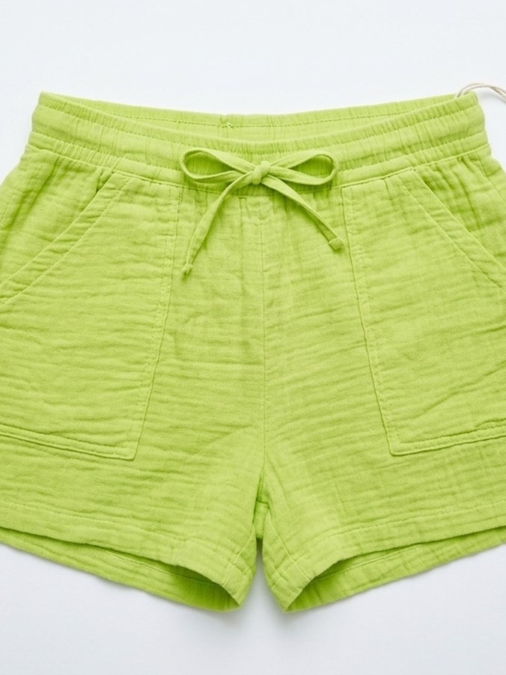 Stark X small Nwt Women’s Lime Green Drawstring Casual Shorts
